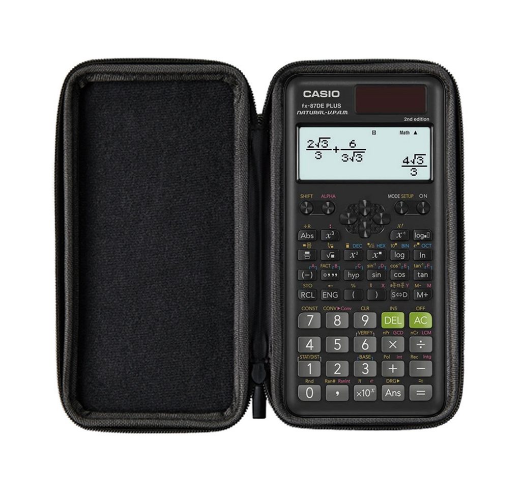 CASIO Taschenrechner fx-87DE Plus 2 inkl. Schutztasche Schwarz & Fachbuch (48 S., DINA5) Bild 3