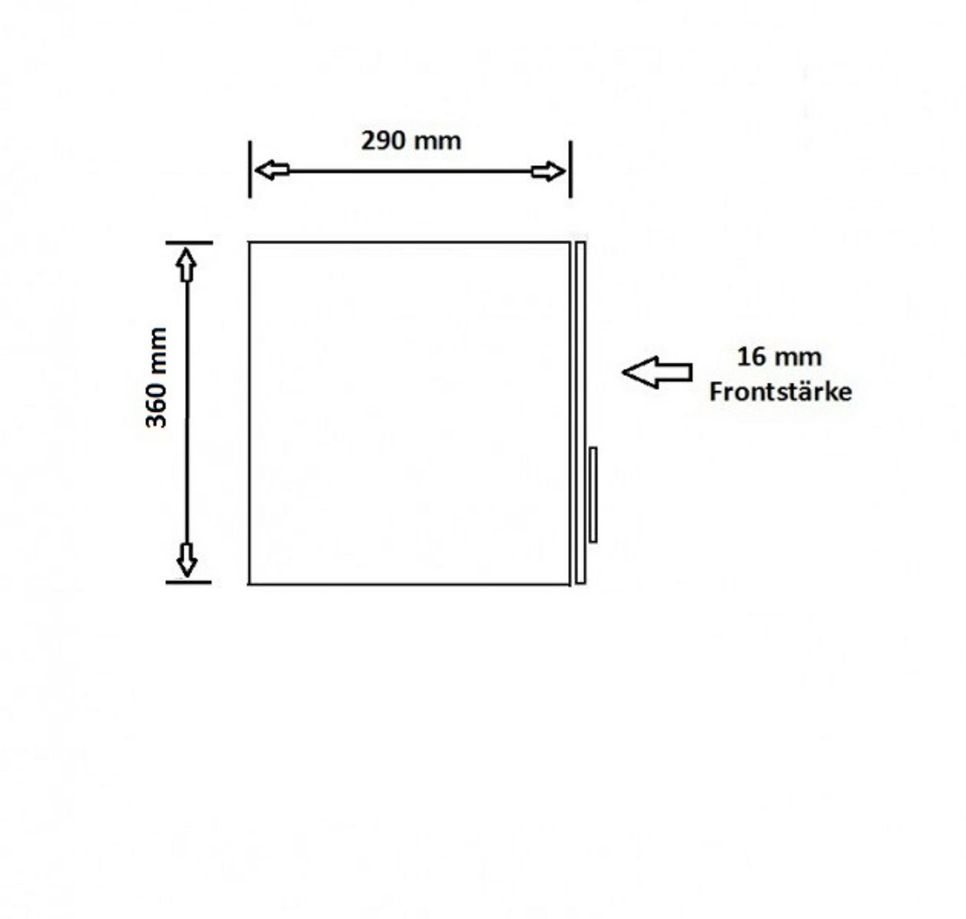 Küchen-Preisbombe Hängeschrank 60 cm Küche ARIA Aquamarin Küchenzeile Küchenblock Anti Fingerprint Bild 3
