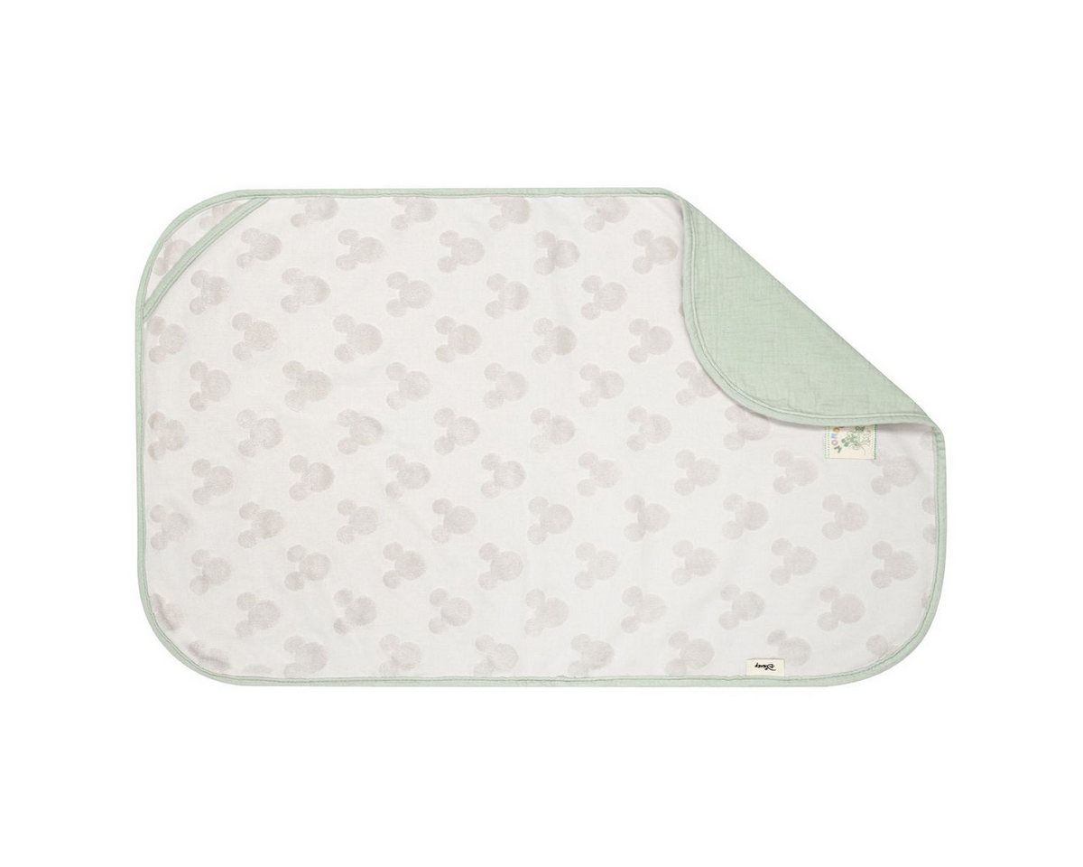 Hauck Wickelauflage Disney Mickey - Light Beige, 2in1 Auflage / Topper & Handtuch für Wickeltisch - waschbar bei 60° C Bild 2