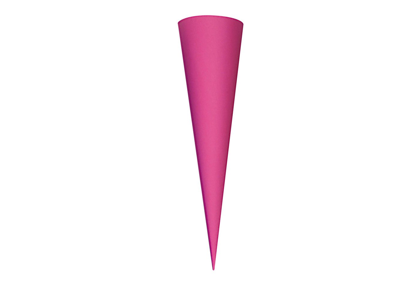 Goldbuch Schultüte Goldbuch Bastelschultüte pink, ohne Verschluss - 70cm, Verschluss ohne