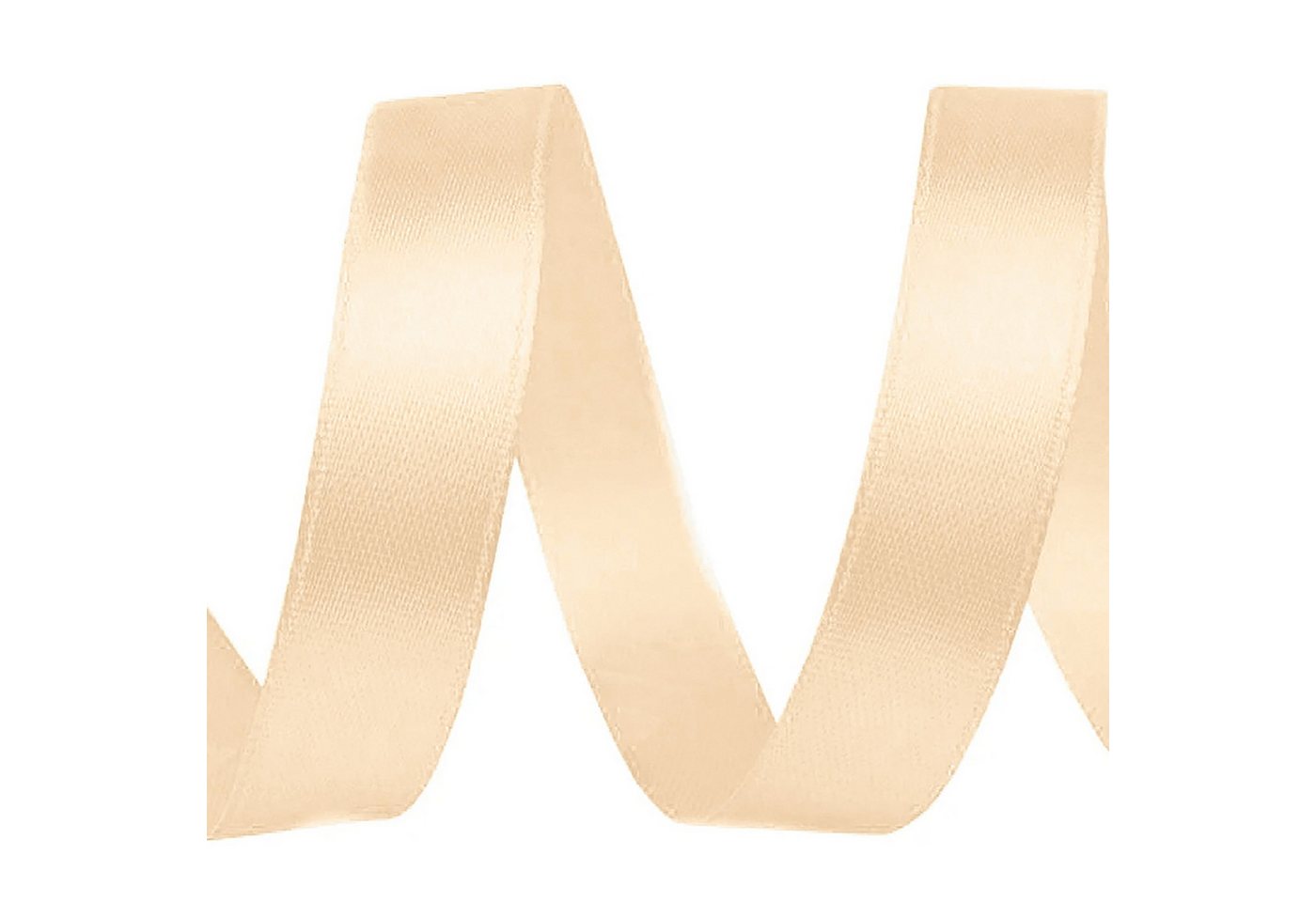 maDDma Geschenkband 5m Satinband 10mm breit Geschenkband Dekoband Schleifen Farbwahl, milchweiß