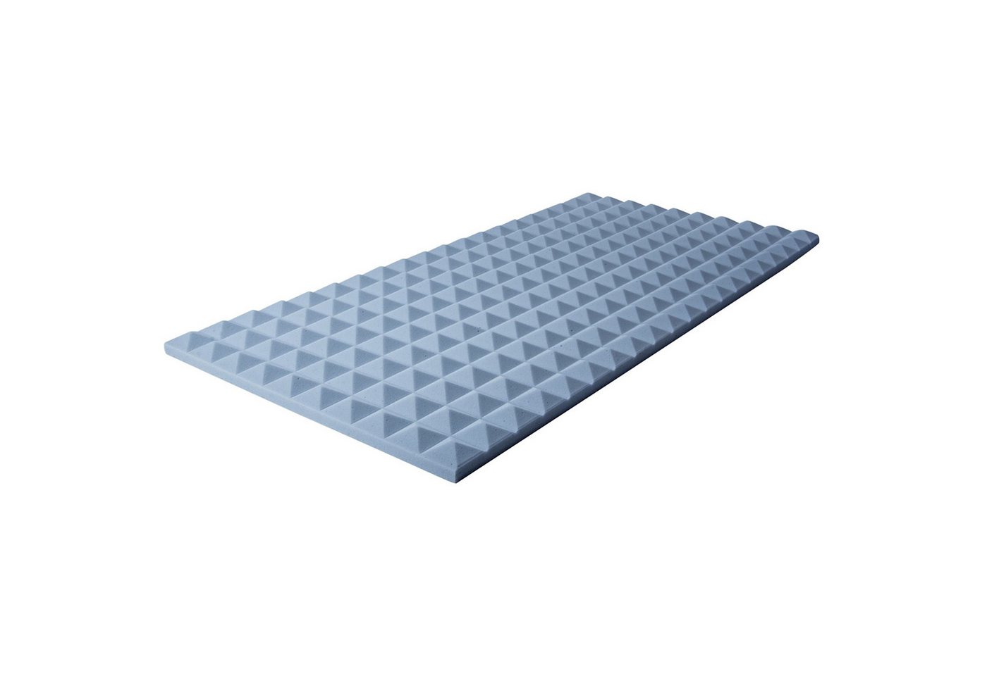 MUSIC STORE Akustikplatte, (Pyramis Absorber 100x50x30mm Basotect Grau Selbstklebend Hoch Effizienter Akustikschaum Reduzierung von Mittleren und Hohen Frequenzen, Studio Akustikelemente, Absorber), Akustikschaum, Pyramis Absorber, Basotect