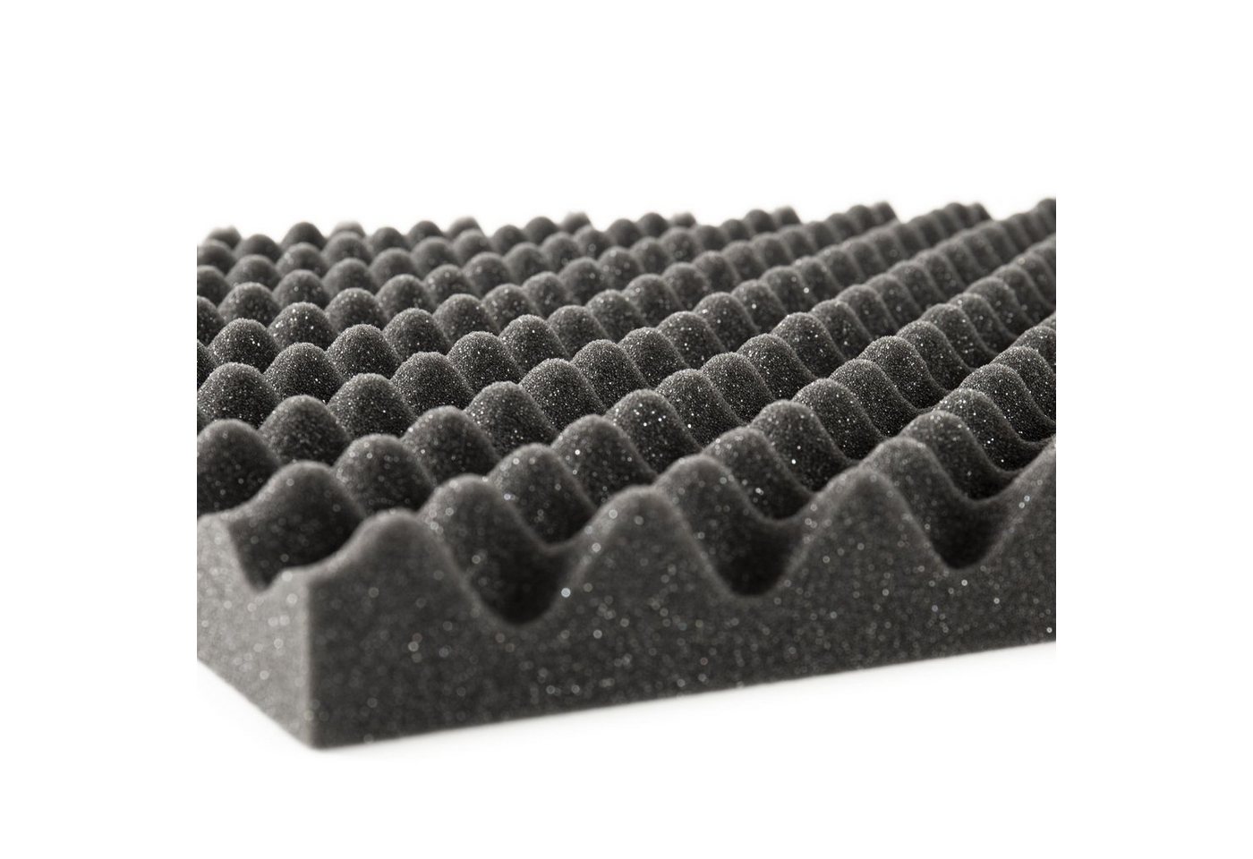 MUSIC STORE Akustikplatte, (Noppenschaum Anthrazit 40mm 50x100cm - Schallabsorbierender Schaumstoff für Studio Akustikverbesserung - Brandschutznorm DIN 75200 - Nicht Selbstklebend -, Studio Akustikelemente, Absorber), Noppenschaum, Schallabsorbierender Schaumstoff, Akustikverbesserung