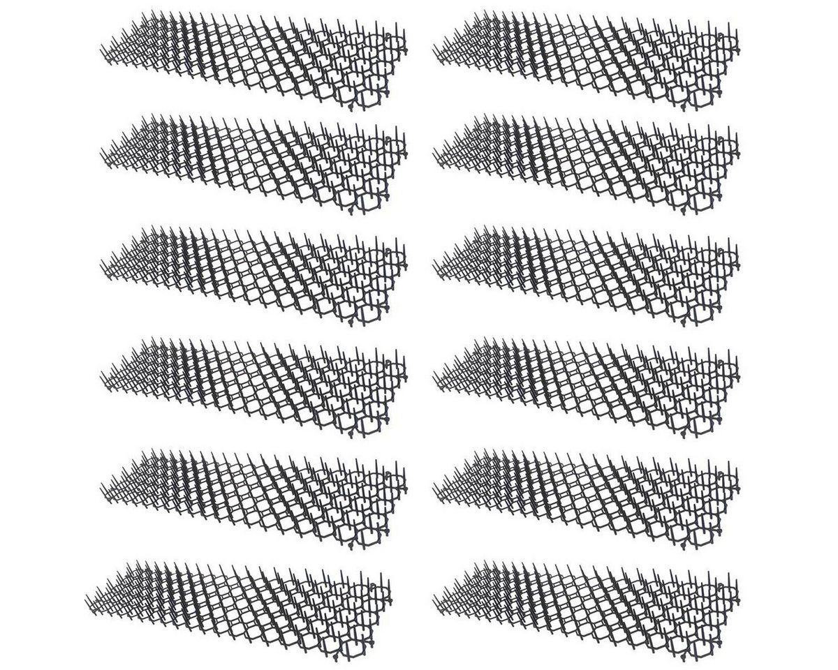 varivendo Marder-Schutzgitter 6 x Tier Abwehrmatte (12 Stück), 50x13x3 cm, Set, 12-St., Tier-Abwehrmatten, Tierabwehr Katzenabwehr Dornengitter Marderabwehr Tierschreck Bild 4