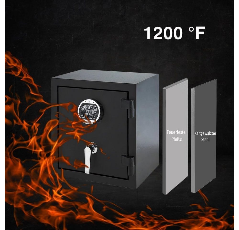 Safe-Album Feuerschutztresor SAFE Tresor feuerfest 40 x 36 x 31 cm Tresor für zuhause - Geld Tresor Bild 5