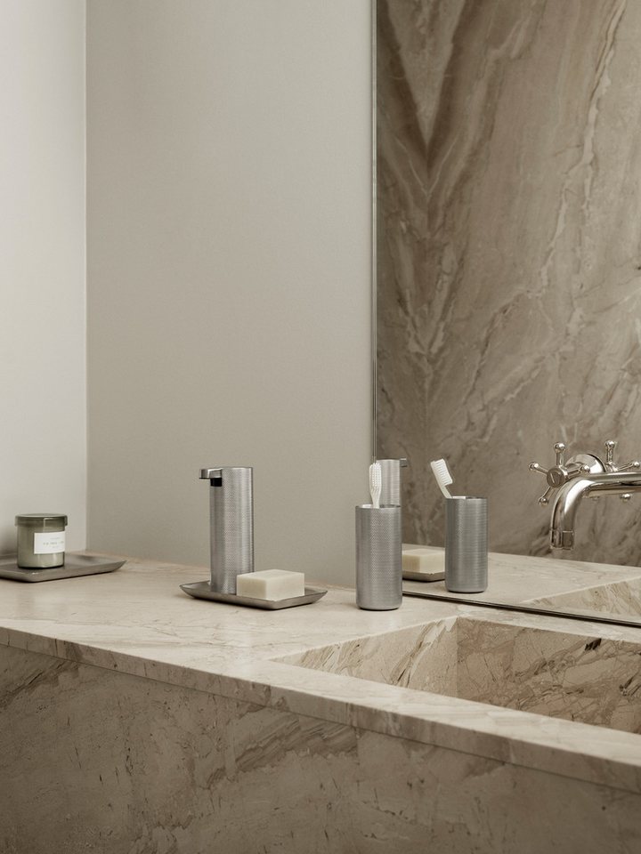blomus Seifenspender -MODO ROF- Dosierspender, Pumpspender Badezimmer: Modernes Design, (1-tlg., 1x Seifenspender), Zeitlos, besondere Struktur, 165ml Volumen, rutschfest Bild 4