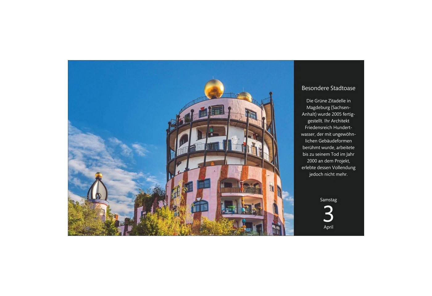 Harenberg Kalender Verlag Tischkalender Eine Reise durch Deutschland Premiumkalender 2027 - 365... Bild 2