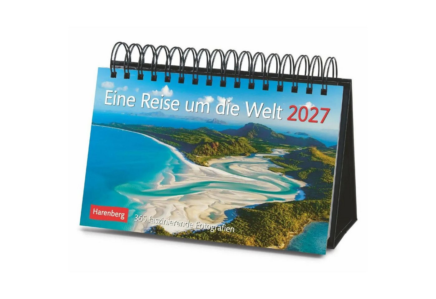 Harenberg Kalender Verlag Tischkalender Eine Reise um die Welt Premiumkalender 2027 - 365 faszinierende... Bild 2