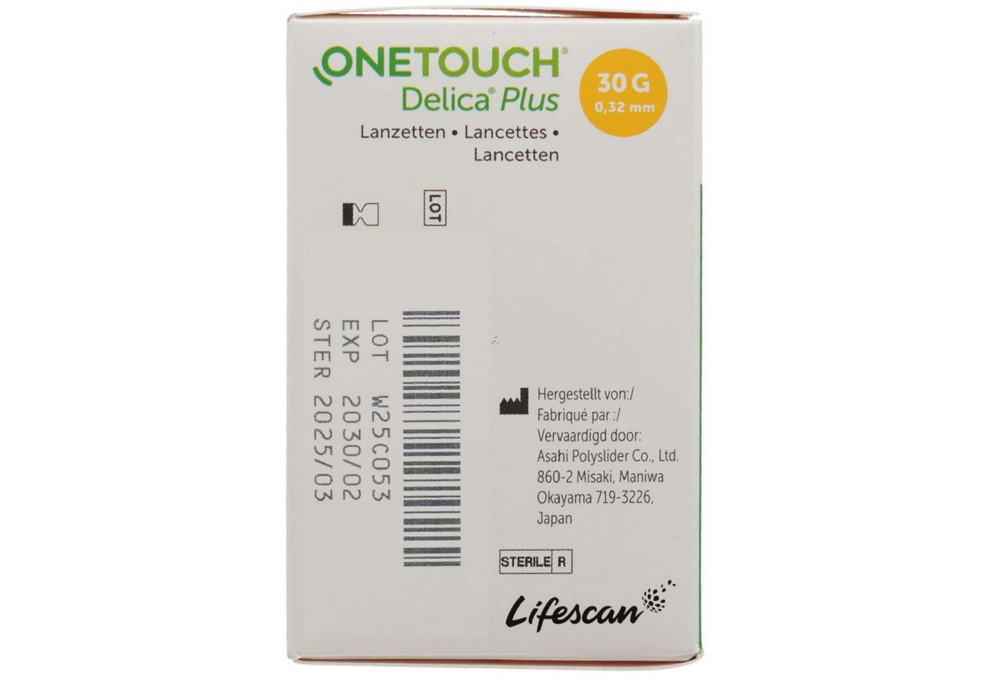 One Touch Blutzucker-Teststreifen ONE TOUCH Delica Plus Nadellanzetten 100St PZN 14817354 Bild 3