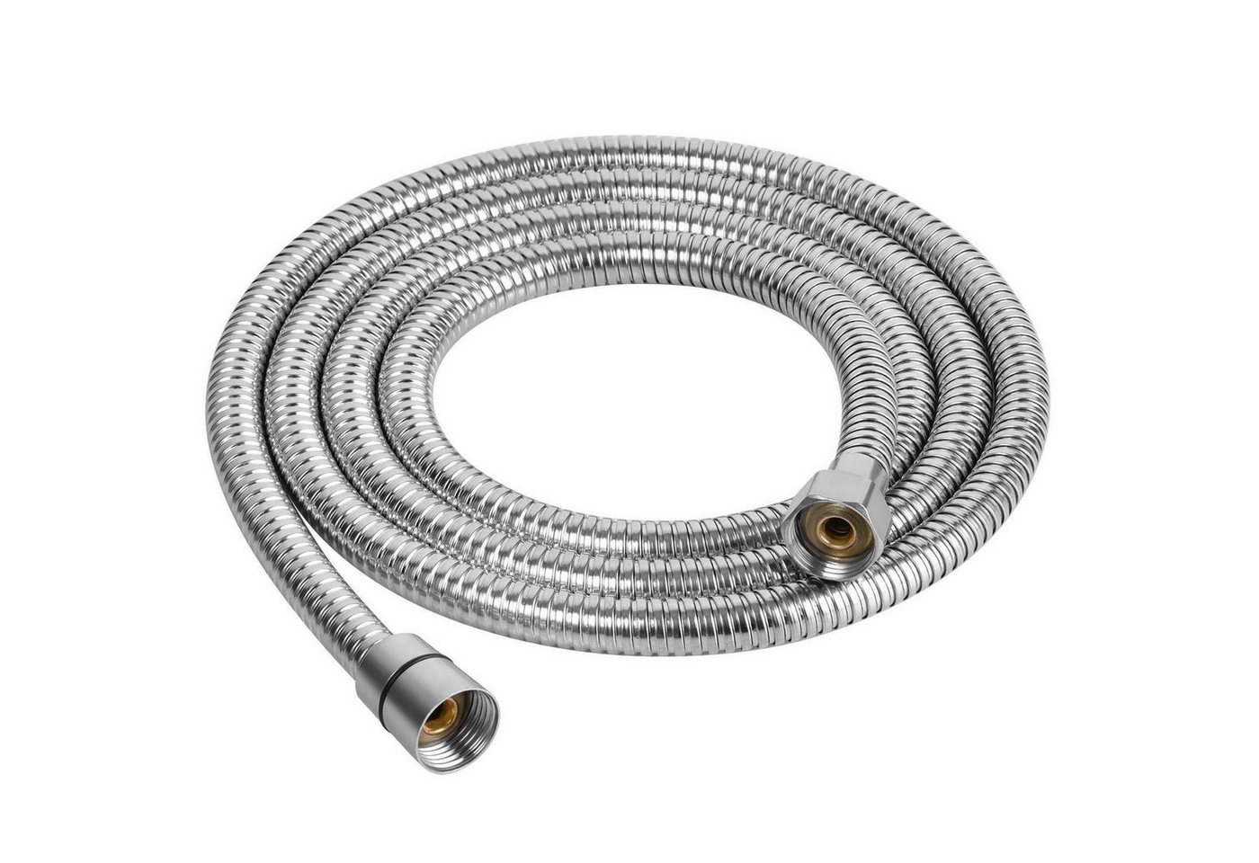 LuxusKollektion Brauseschlauch Duschschlauch Edelstahl Verdrehschutz Hochdruck Chrom 2m Bild 2