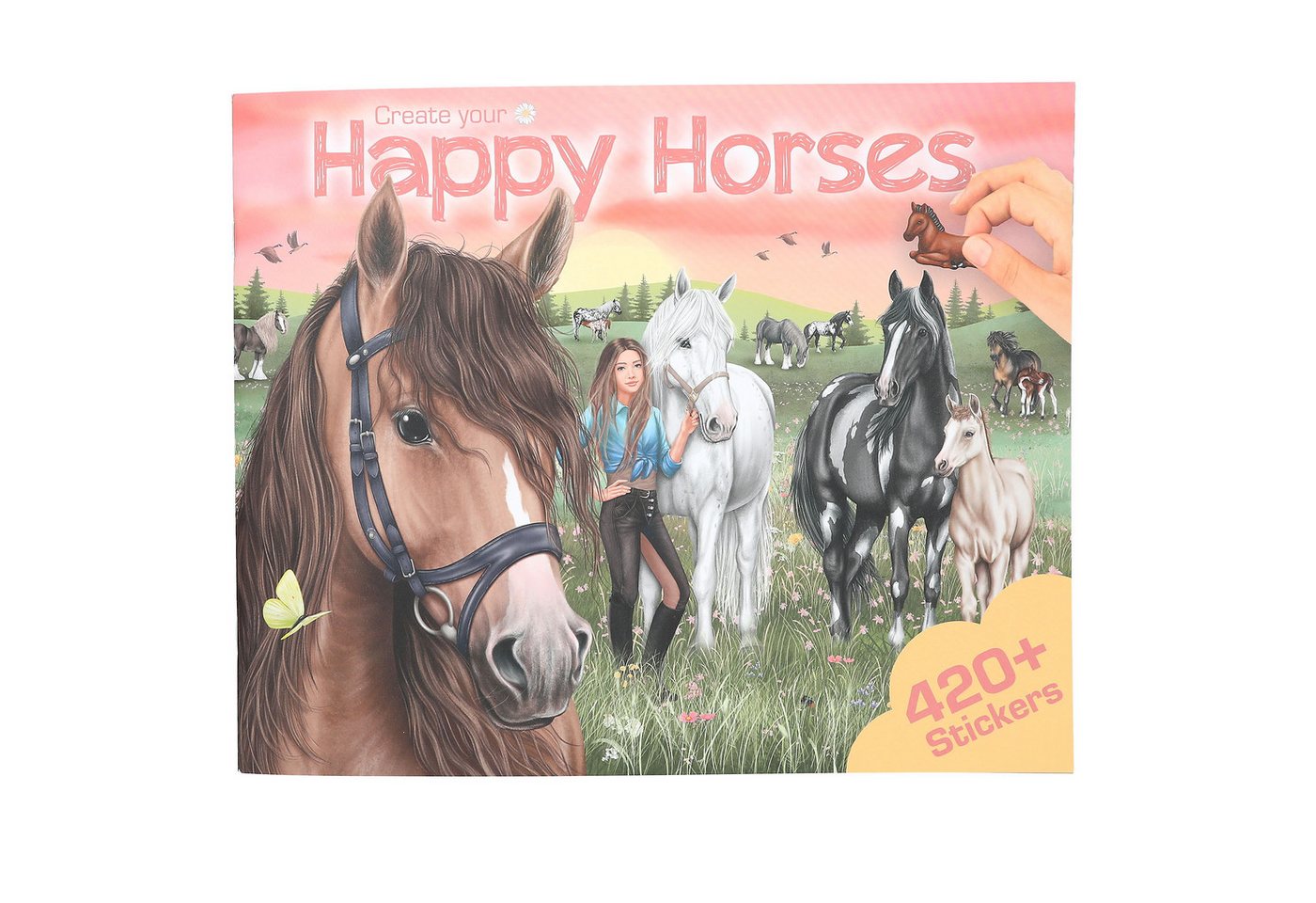 Depesche Stickerbuch DEPESCHE Stickerbuch Create Your Happy Horses Bild 2
