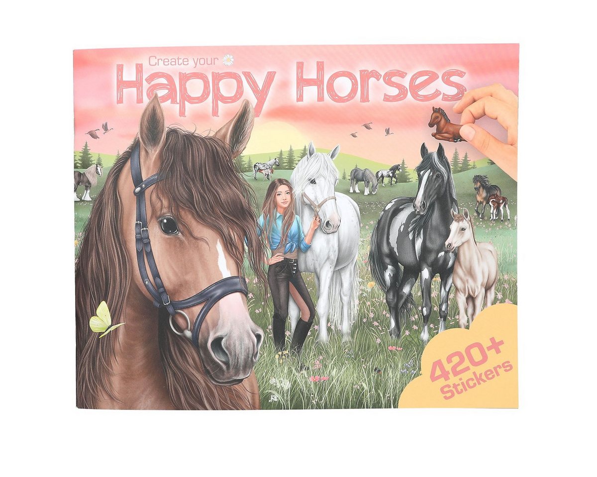 Depesche Stickerbuch DEPESCHE Stickerbuch Create Your Happy Horses Bild 3