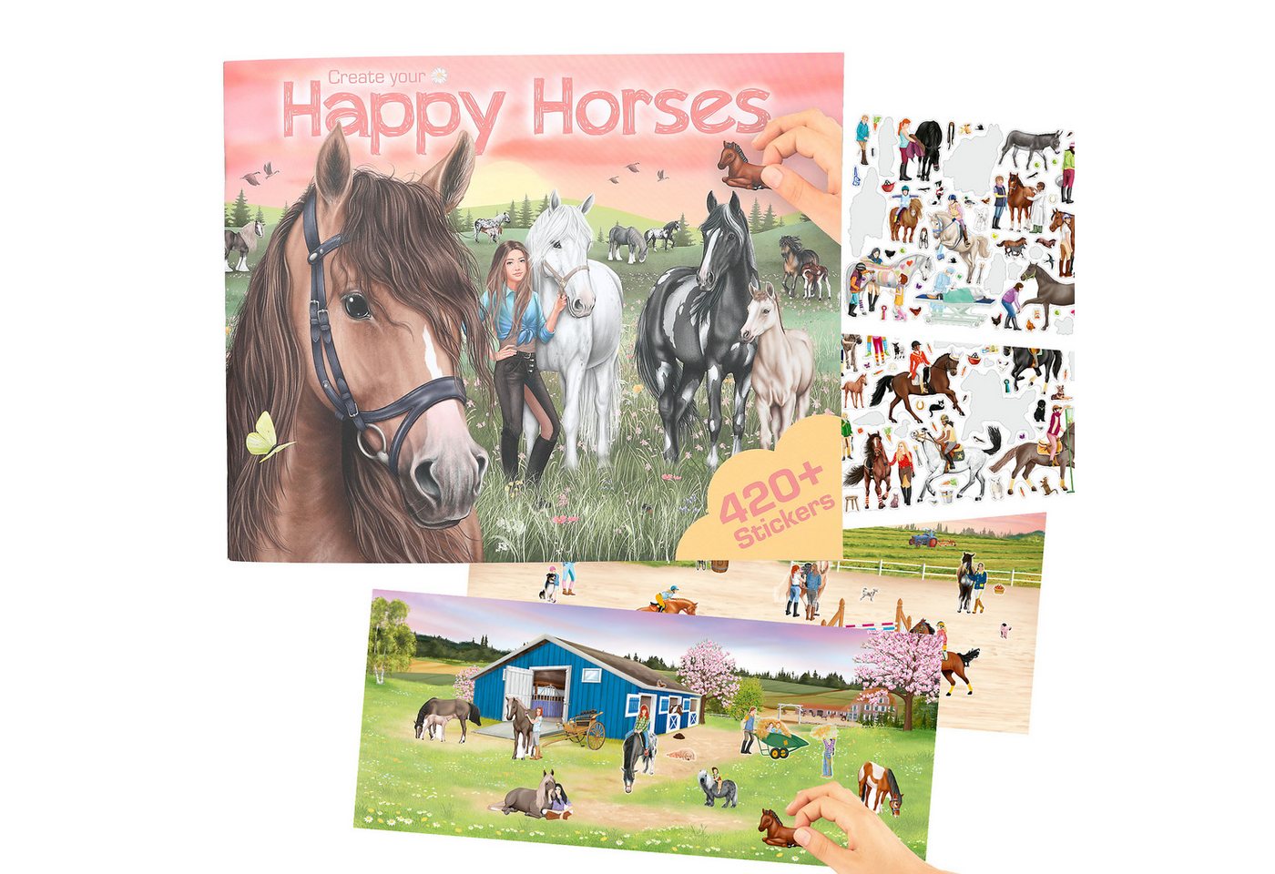 Depesche Stickerbuch DEPESCHE Stickerbuch Create Your Happy Horses Bild 5