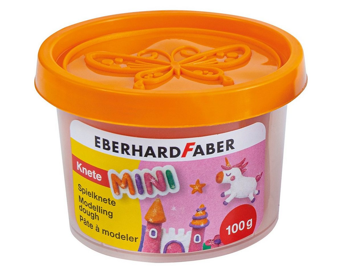 Eberhard Faber Knete Spielknete Glitzereffekt grün, rosa, lila, orange - 4x 100g Bild 2