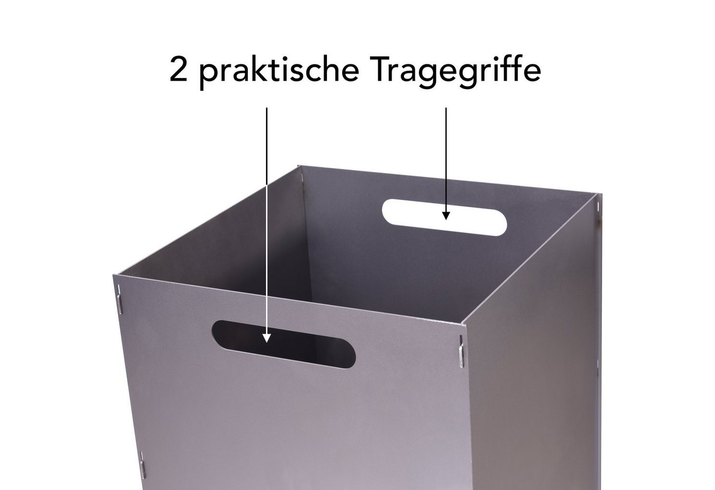 Feuerschale XL Feuertonne mit Feuerwehr Motiv Feuerkorb Feuerschale Feuerstelle 80 cm Bild 3