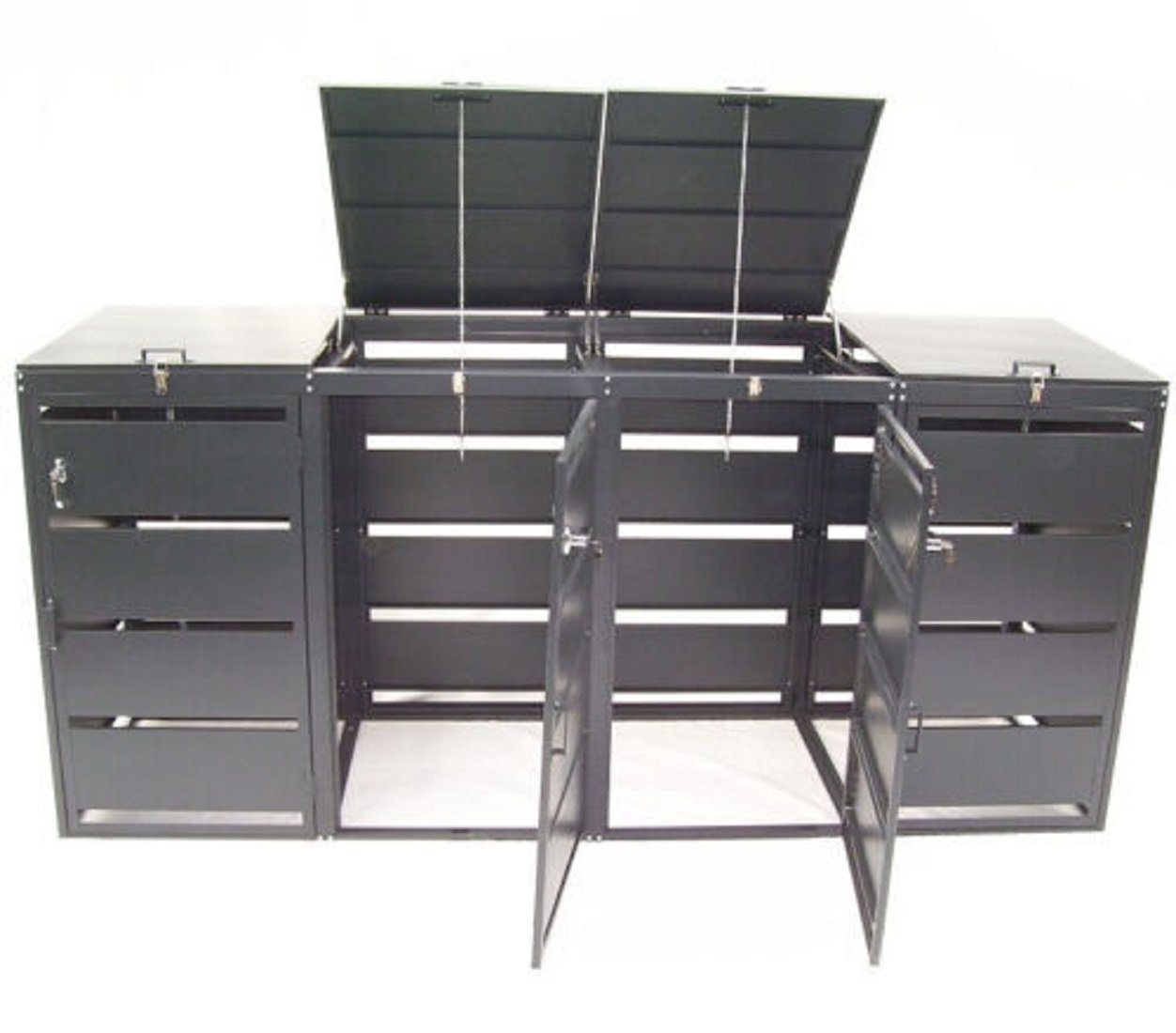 Apex Mülltonnenbox Mülltonnenbox Mülltonnenverkleidung 4er 240L 57062 Mülltonne (1 St)