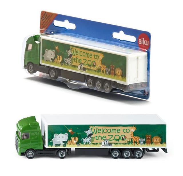 SIEPER Modellauto siku LKW Koffer-Sattelzug 1:87