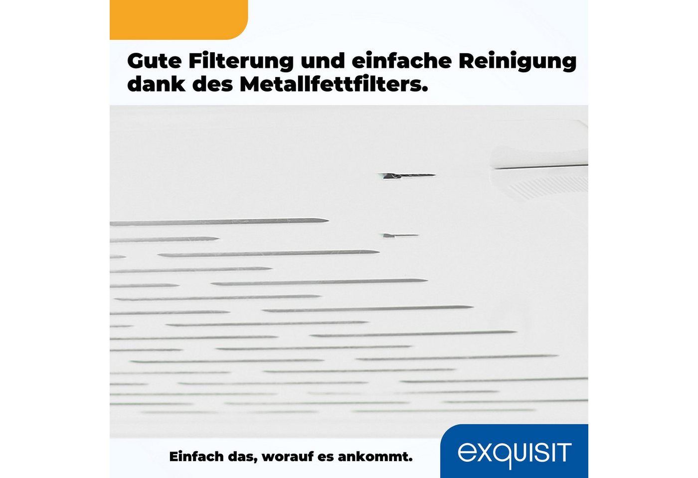 exquisit Unterbauhaube UBH 08-2.2 UBH 08-2.2, Dezente Unterbauhaube – leise, zeitlos & einfach für jede Küche Bild 2