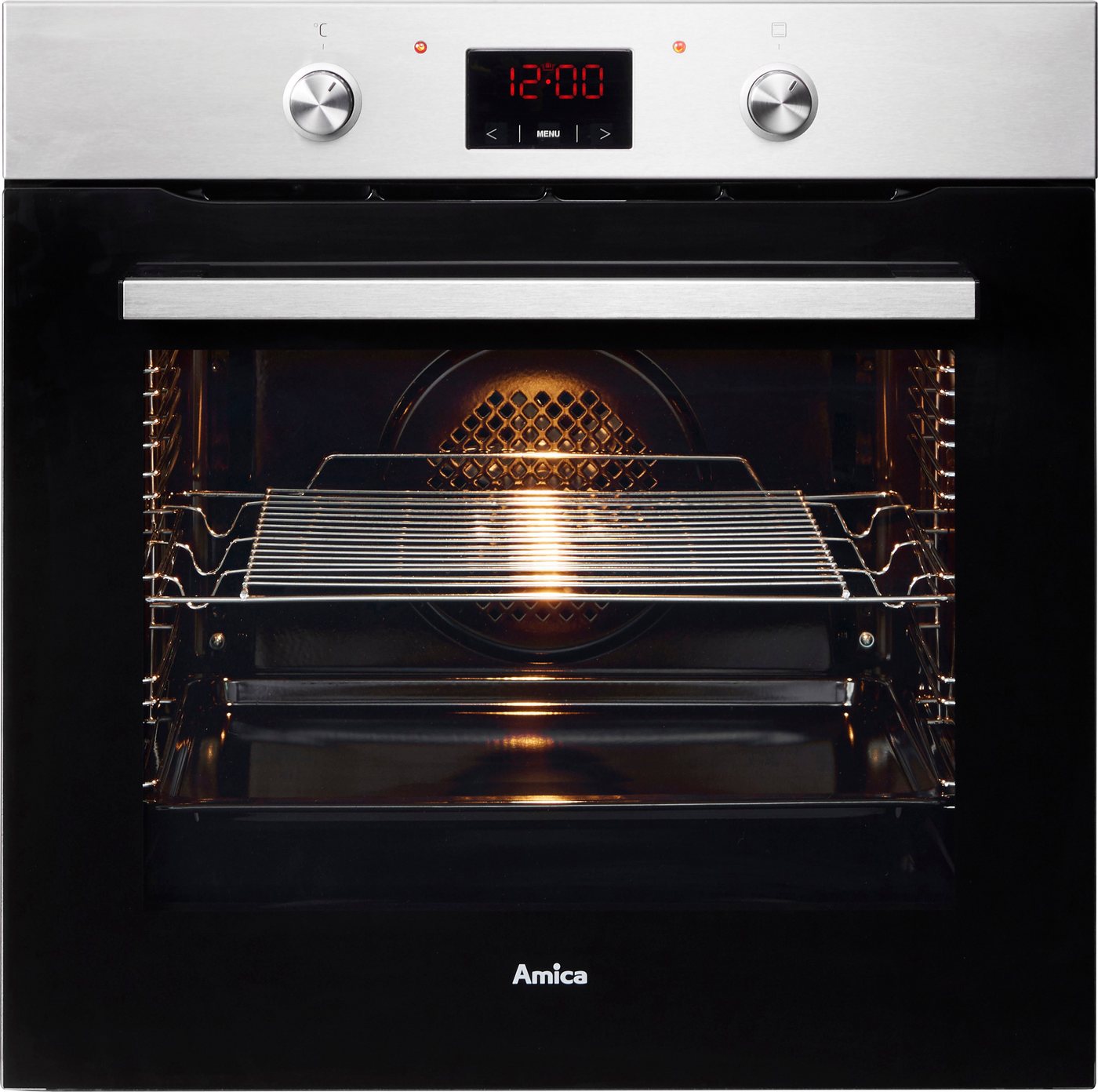Amica Backofen EBX 943 625 E, mit Teleskopauszug nachrüstbar, Simple Steam, Schnell startklar, einfach sauber und angenehm sicher beim Backen Bild 4
