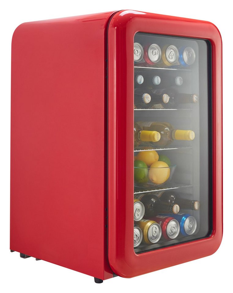 Hanseatic Getränkekühlschrank HBC115ERRH red, 83,5 cm hoch, 55 cm breit, inkl. 3 Jahre Herstellergarantie Bild 4