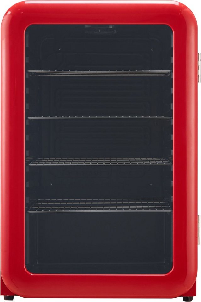 Hanseatic Getränkekühlschrank HBC115ERRH red, 83,5 cm hoch, 55 cm breit, inkl. 3 Jahre Herstellergarantie Bild 5