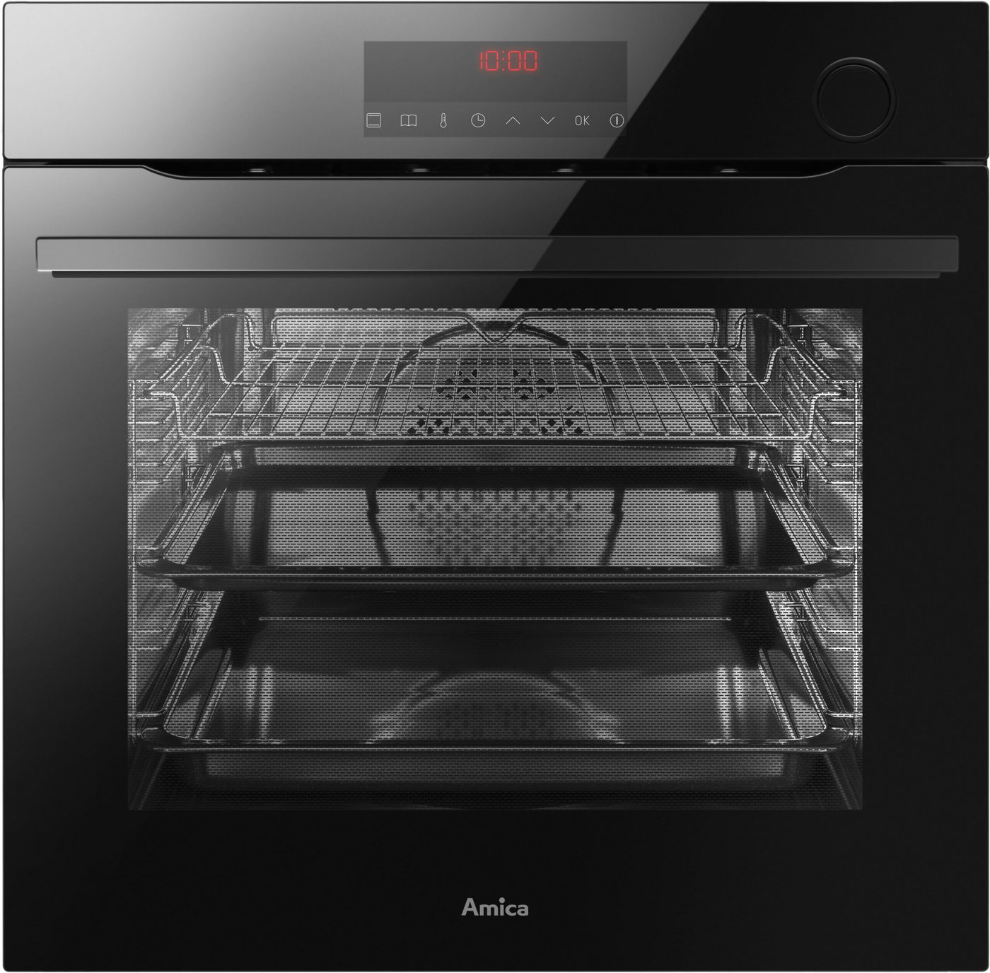 Amica Dampfbackofen EBSX 949 610 S, mit Teleskopauszug nachrüstbar, Steam Clean, Schonend garen mit Dampf – saftigere Ergebnisse im Alltag Bild 2