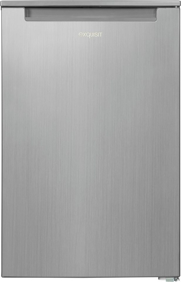 exquisit Gefrierschrank GS81-040C inoxlook, 85,5 cm hoch, 54,5 cm breit, energiesparend in Energieeffizienz C, 87 Liter Nutzinhalt, 4 Sterne