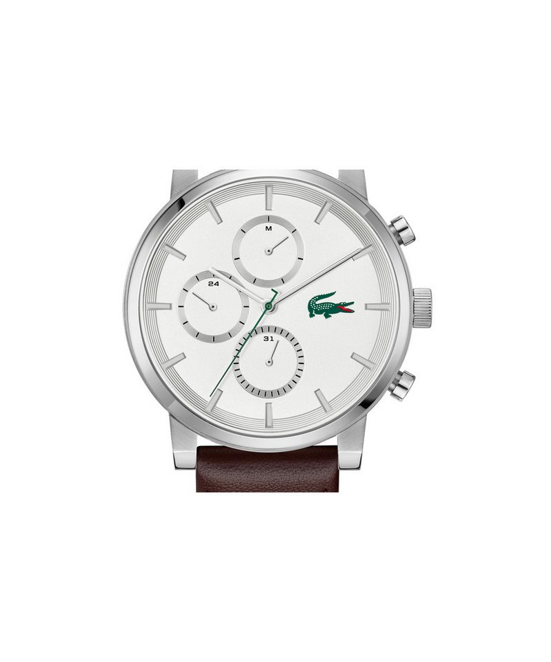 Lacoste Multifunktionsuhr Replay 2011486, Quarzuhr, Armbanduhr, Herrenuhr, Lederarmband, analog