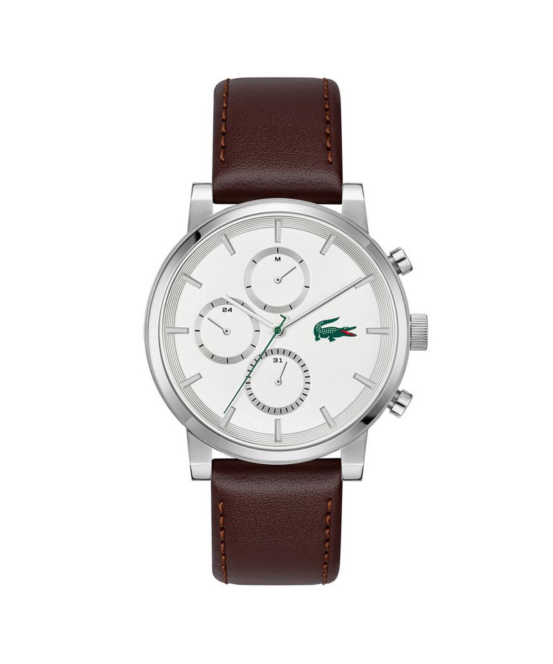 Lacoste Multifunktionsuhr Replay 2011486, Quarzuhr, Armbanduhr, Herrenuhr, Lederarmband, analog Bild 3