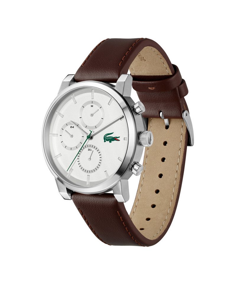 Lacoste Multifunktionsuhr Replay 2011486, Quarzuhr, Armbanduhr, Herrenuhr, Lederarmband, analog Bild 4