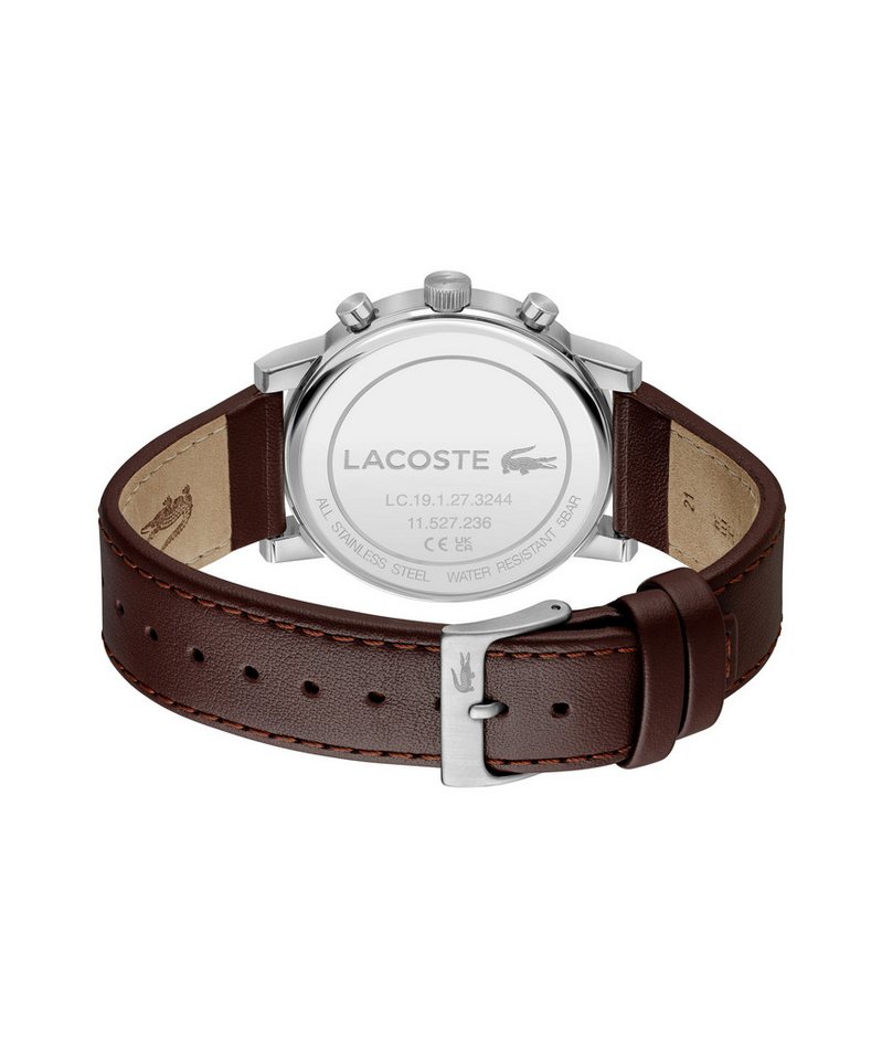 Lacoste Multifunktionsuhr Replay 2011486, Quarzuhr, Armbanduhr, Herrenuhr, Lederarmband, analog Bild 5