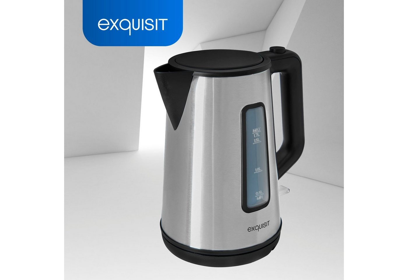 exquisit Wasserkocher WK 6119 isw, 1,7 l, 2200 W Bild 4