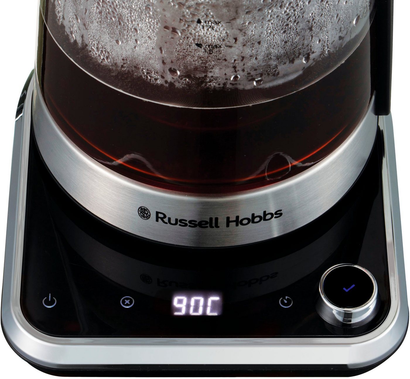 RUSSELL HOBBS Wasser-/Teekocher Attentiv 26200-70, 2400 W, mit Temperatureinstellung