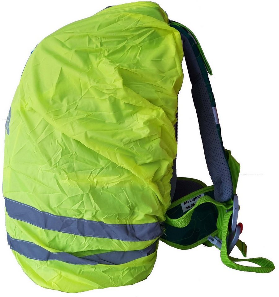 McNeill Rucksack-Regenschutz Regenhaube für McNeill Schulranzen, neongelb Bild 3