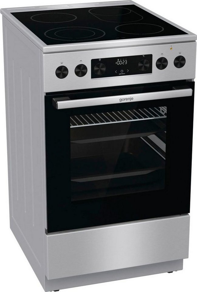 GORENJE Elektro-Standherd GECS5C, mit 2-fach-Teleskopauszug, Aqua Clean, ExtraSteam. Perfekte Backergebnisse auf Knopfdruck Bild 2