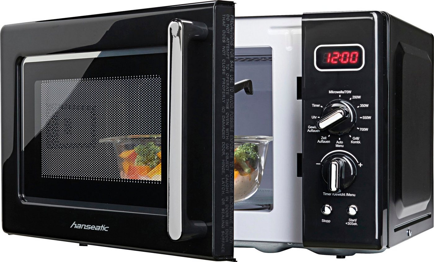Hanseatic Mikrowelle AG720CE6-PM, Grill, Mikrowelle, 20 l, inkl. 3 Jahre Herstellergarantie Bild 2