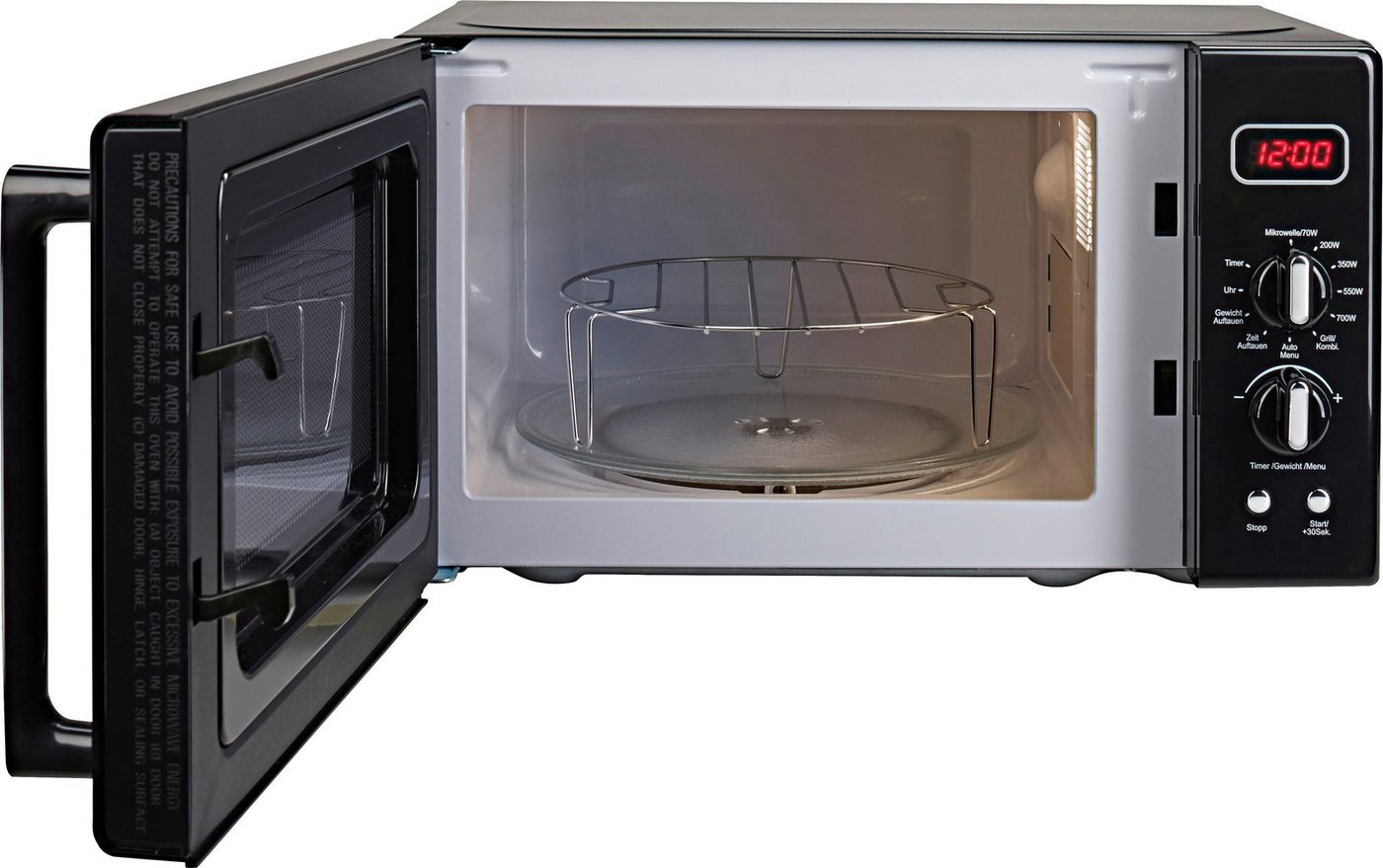 Hanseatic Mikrowelle AG720CE6-PM, Grill, Mikrowelle, 20 l, inkl. 3 Jahre Herstellergarantie Bild 3