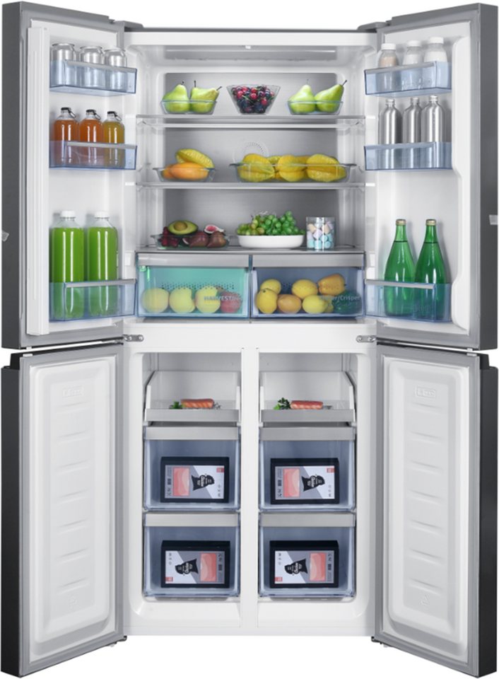 BEKO Kühl-/Gefrierkombination GNO46624MXPN, 180 cm hoch, 79 cm breit, 466 l mit HarvestFresh & NoFrost – Frische in XL Bild 3