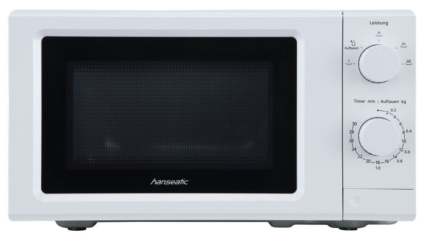 Hanseatic Mikrowelle HM19W1M, Mikrowelle, 19 l, inkl. 3 Jahre Herstellergarantie Bild 3