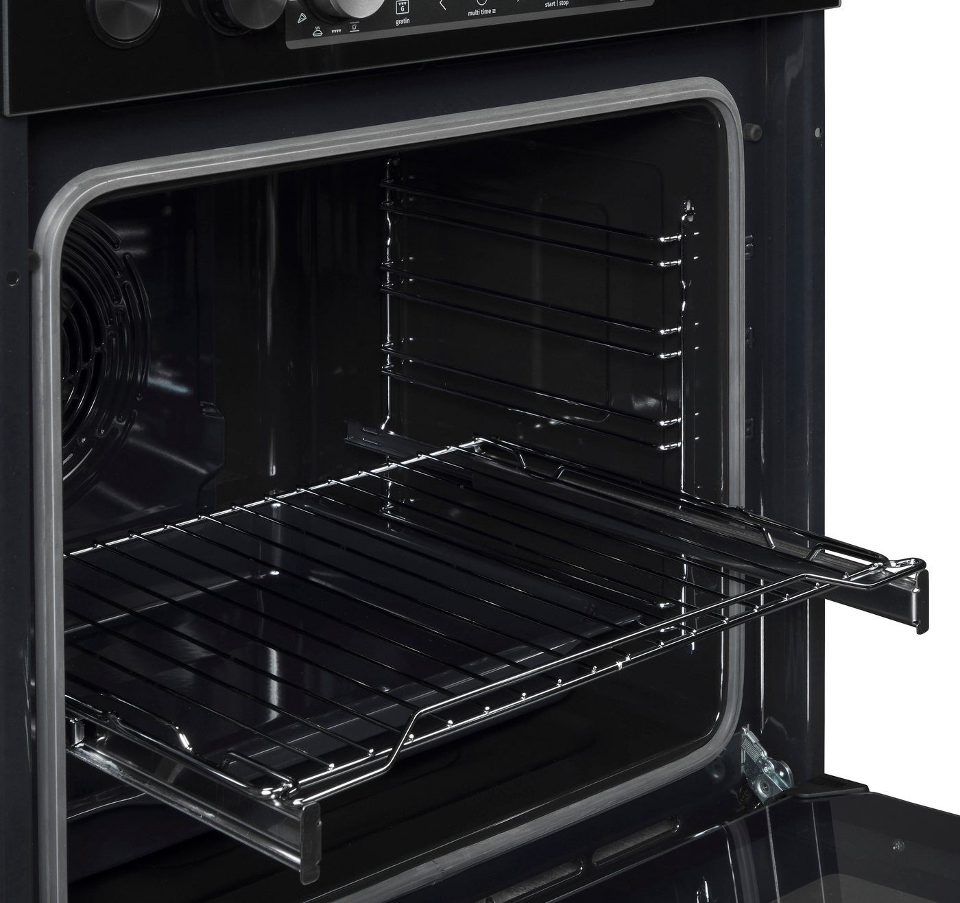 GORENJE Induktions Herd-Set Black Set 5 Induktion, mit 1-fach-Teleskopauszug, Aqua Clean, BigSpace. Mehr Platz für große Gerichte Bild 5