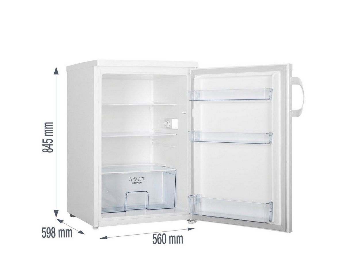 GORENJE Table Top Kühlschrank R49DPW, 84,5 cm hoch, 56 cm breit