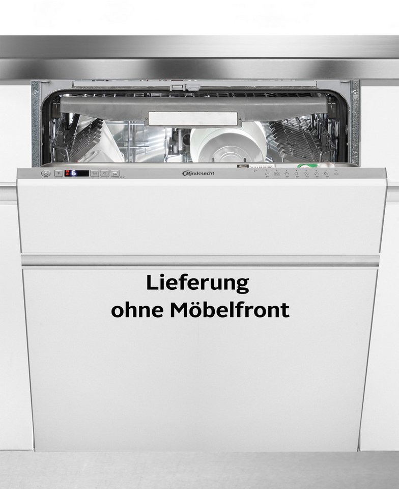 BAUKNECHT vollintegrierbarer Geschirrspüler B0I D551A S, 14 Maßgedecke, ActiveDry – automatische Türöffnung für perfekt getrocknetes Geschirr