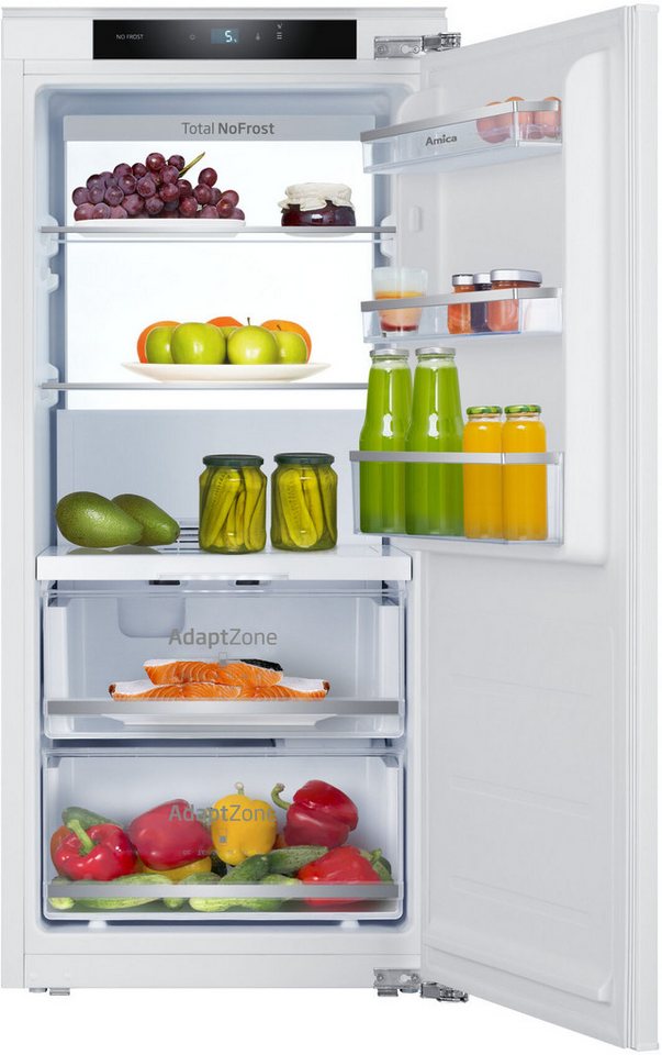 Amica Einbaukühlschrank EVKSX 352 250, 122,1 cm hoch, 55,6 cm breit, Frisch, übersichtlich, komfortabel – perfekt für deinen Alltag