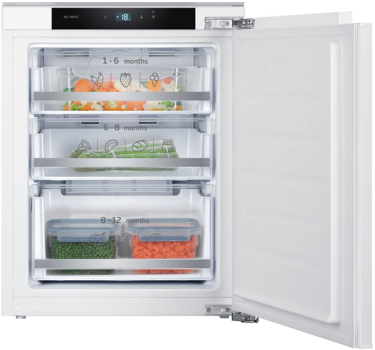 Amica Einbaugefrierschrank EGSX 321 210, 71,2 cm hoch, 55,6 cm breit Bild 5