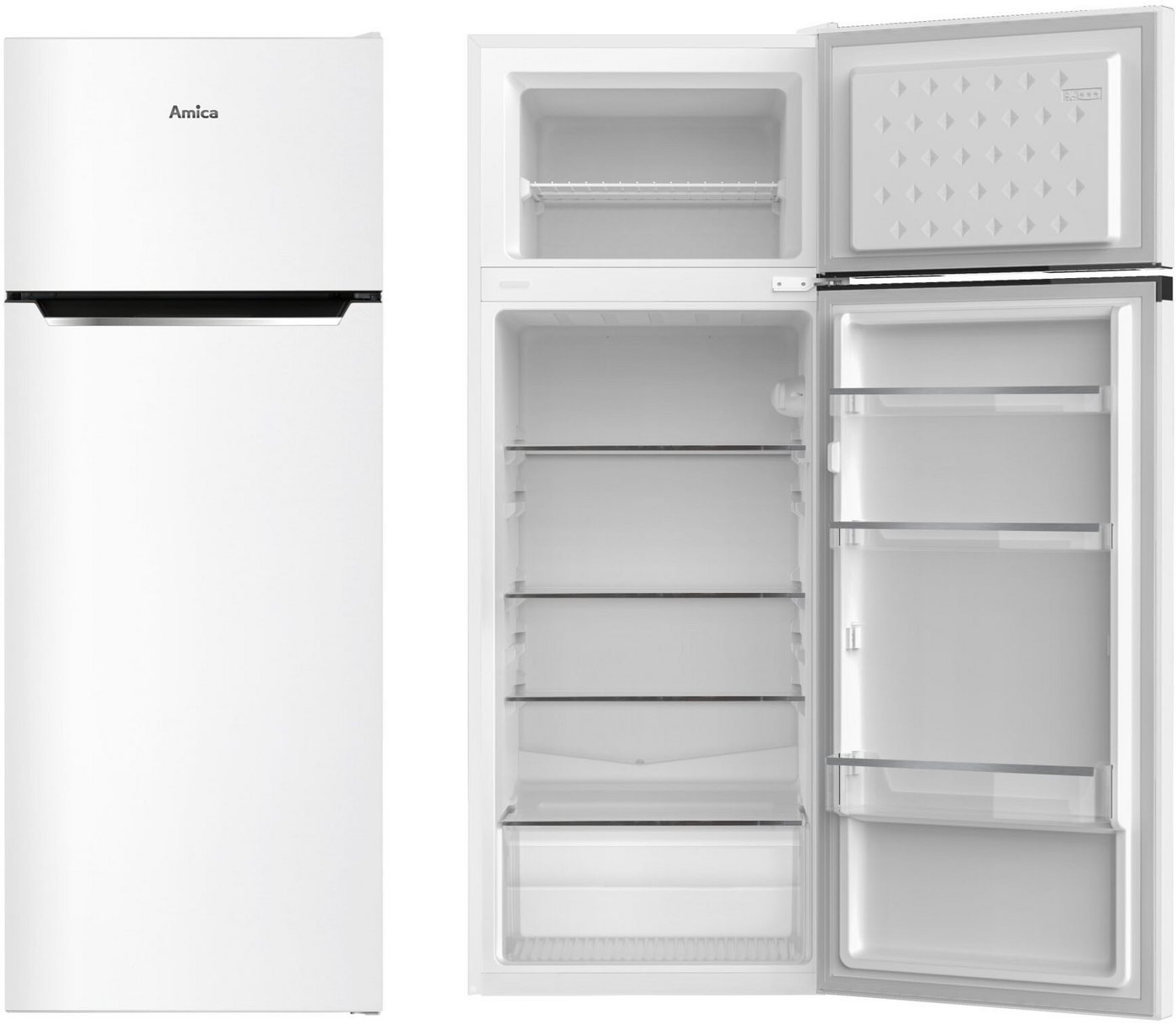 Amica Top Freezer DT 374 170 W, 142,8 cm hoch, 54 cm breit