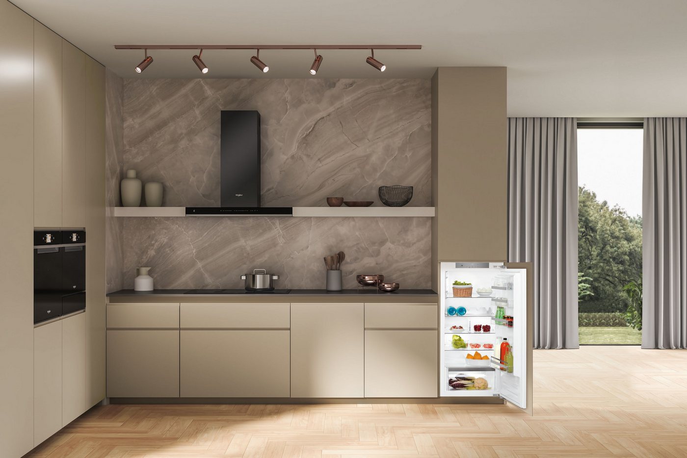 BAUKNECHT Einbaukühlschrank BKSI 12VF3D, 122 cm hoch, 55,7 cm breit, Dynamic Intelligence Bild 5