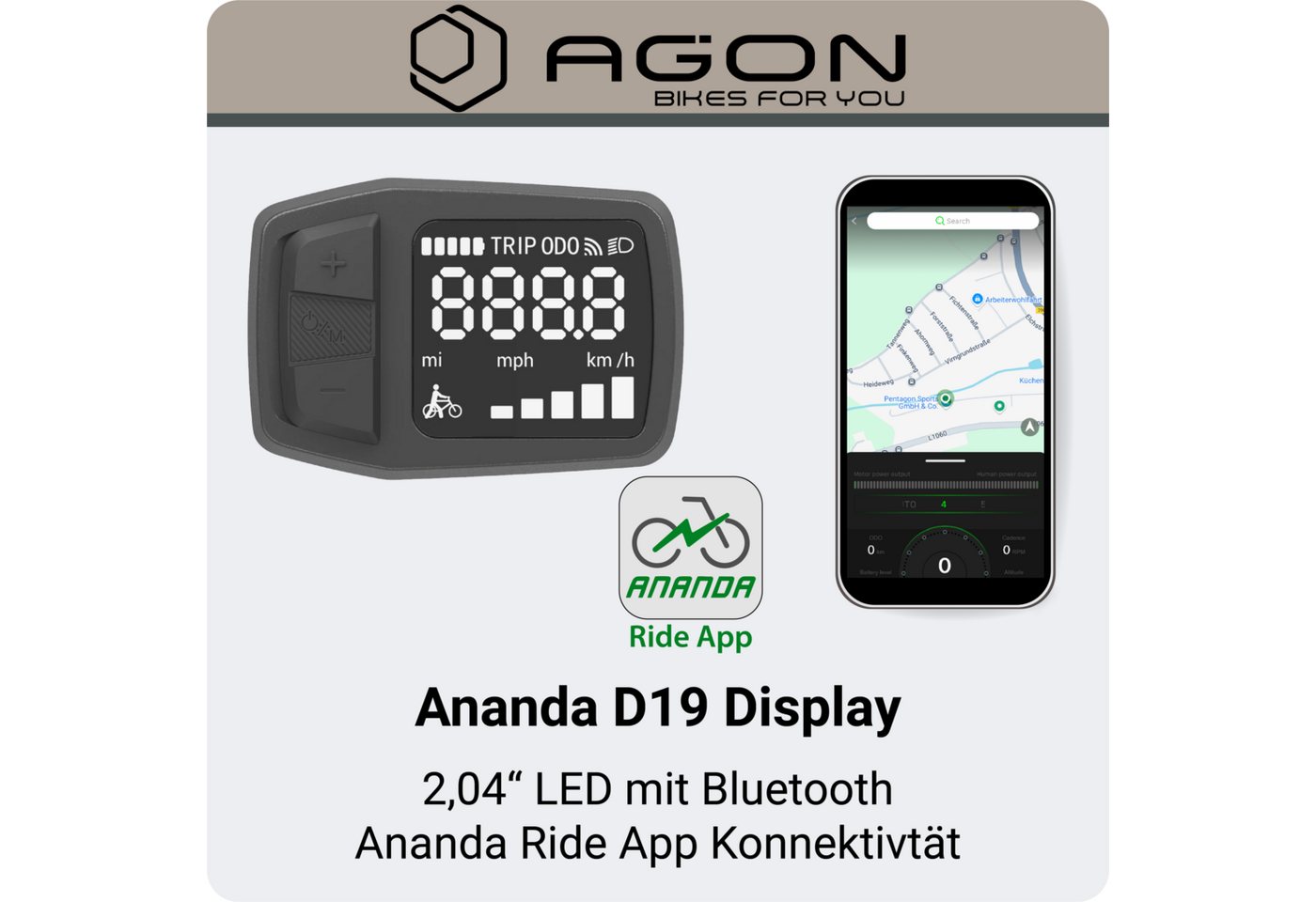 AGON E-Bike Cityrad Axis, 3 Gang, Nabenschaltung, Frontmotor, 536 Wh, Pedelec, Elektrofahrrad für Damen u. Herren Bild 2