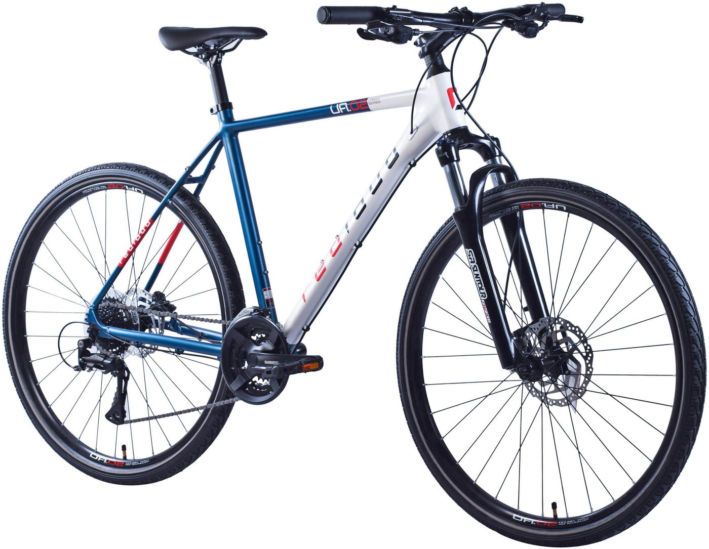 REDLOUD Cityrad 28 Zoll Shimano Acera 24 Gang Hydraulische Scheibenbremse Federgabel, 24 Gang Shimano Shimano Acera Schaltwerk, Kettenschaltung, Citybike Bild 4