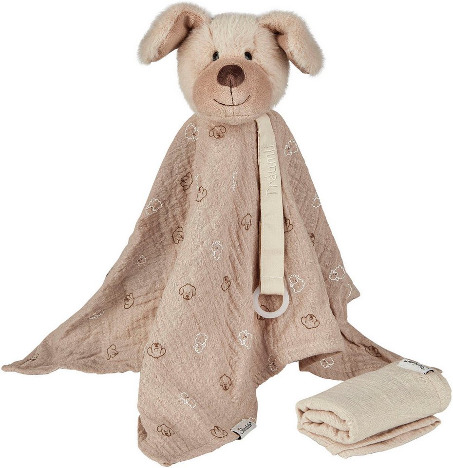 Sterntaler® Schmusetuch Träumli-Set Hund Lucky, (Set)