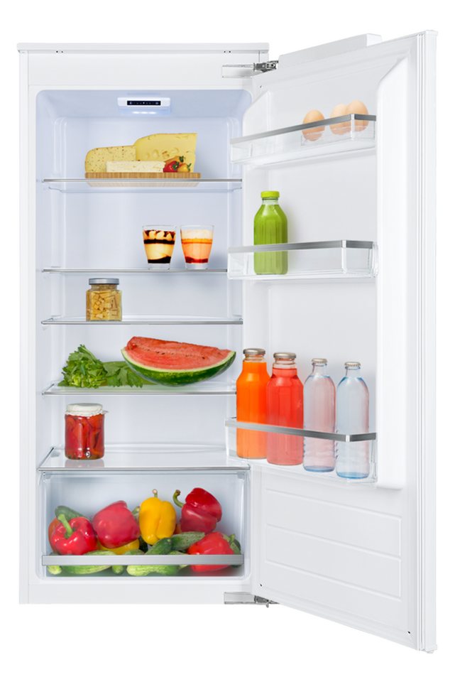 Amica Einbaukühlschrank EVKSX 352 241, 122,1 cm hoch, 54 cm breit, Einbaukühlschrank mit leiser Kühlung und klarer LED‑Übersicht